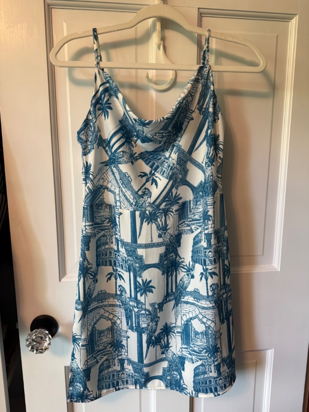 Forever 21 teal and white mini dress - Picture 3 of 3